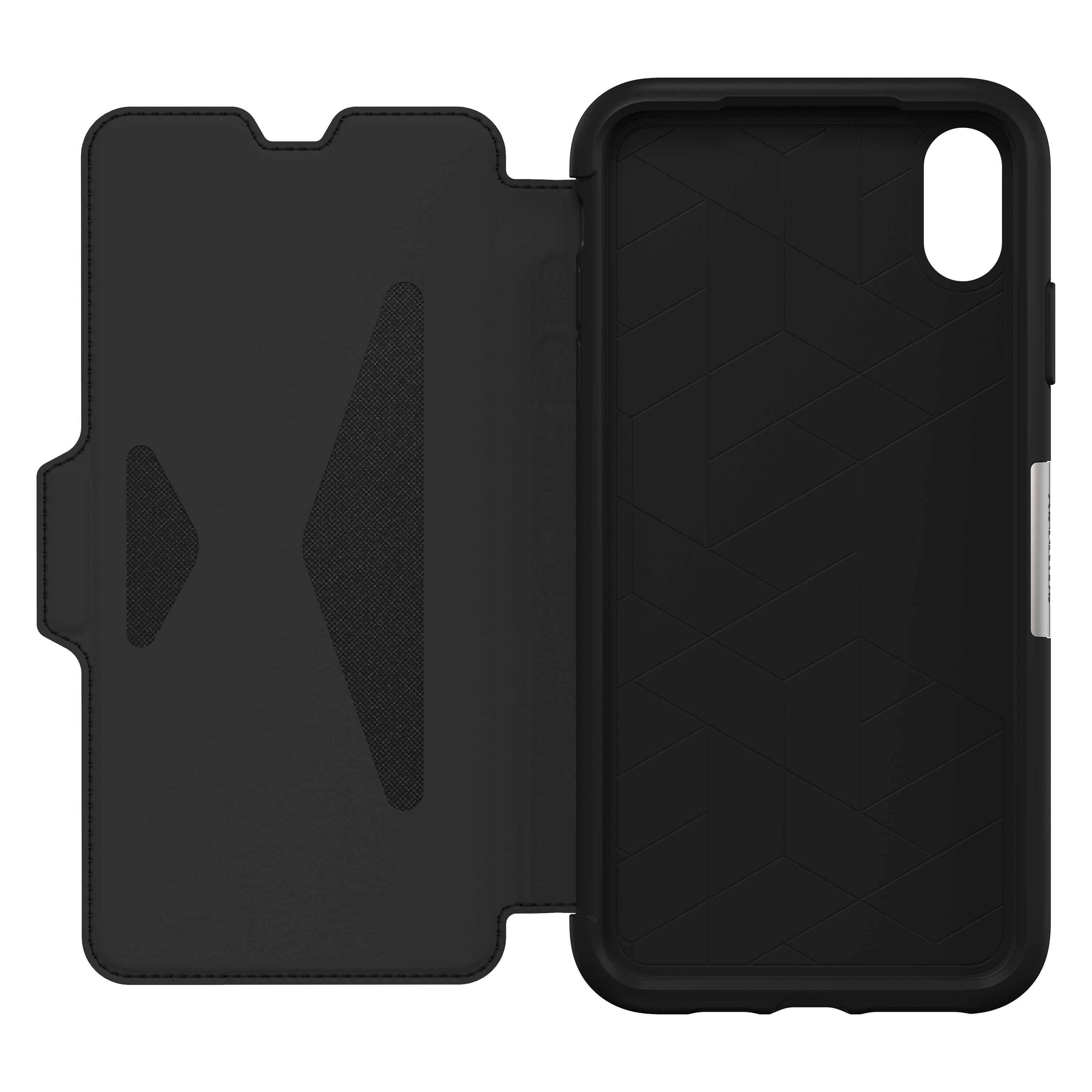 OTTERBOX Strada, Bookcover, Apple, iPhone XS Max, Schwarz
