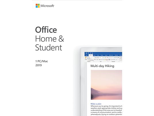 Office Home & Student 2019 (1 user/1 device/One-time purchase) - PC/MAC - English