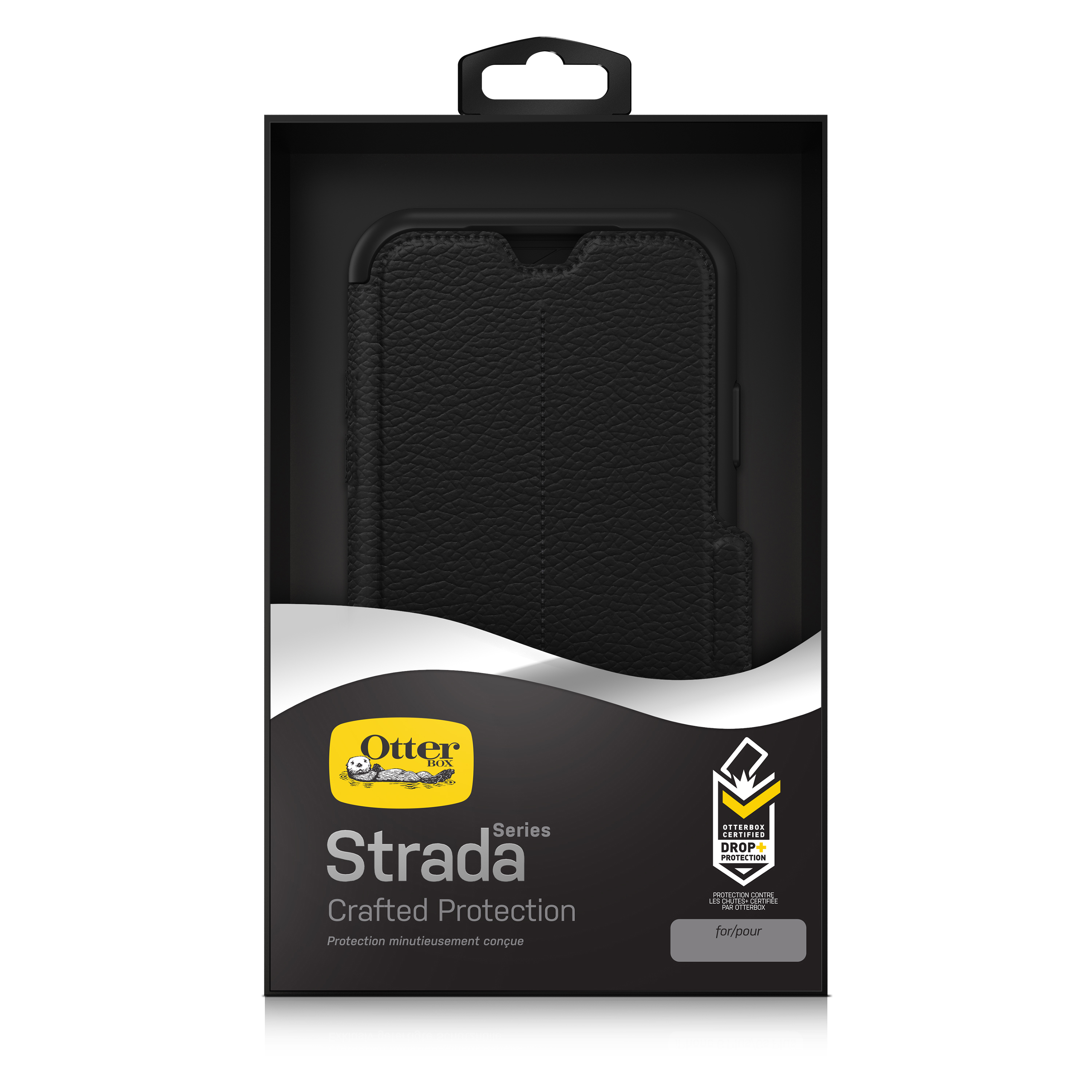 OTTERBOX Strada, Bookcover, Apple, iPhone XR, Schwarz