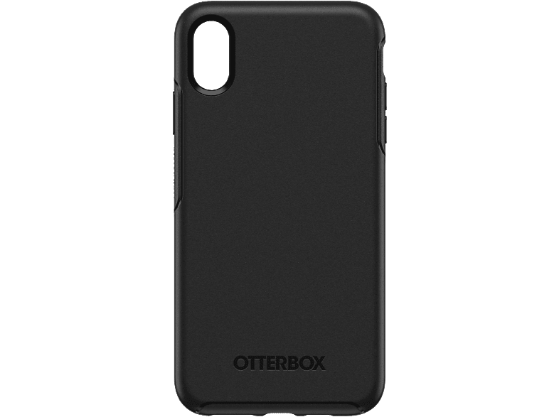 OTTERBOX Max, Backcover, Schwarz Apple, XS iPhone Symmetry,