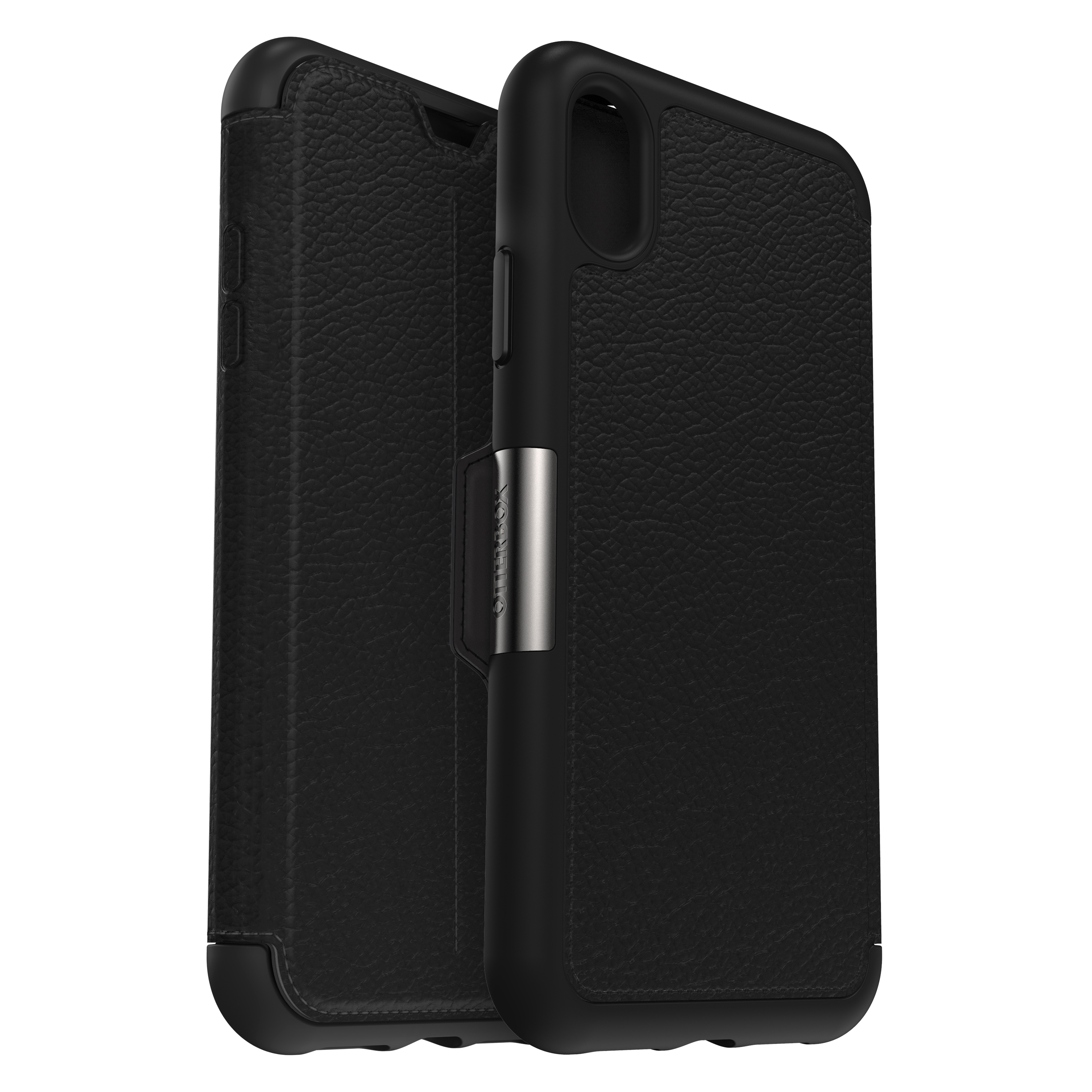 OTTERBOX Strada, Bookcover, Apple, iPhone XR, Schwarz