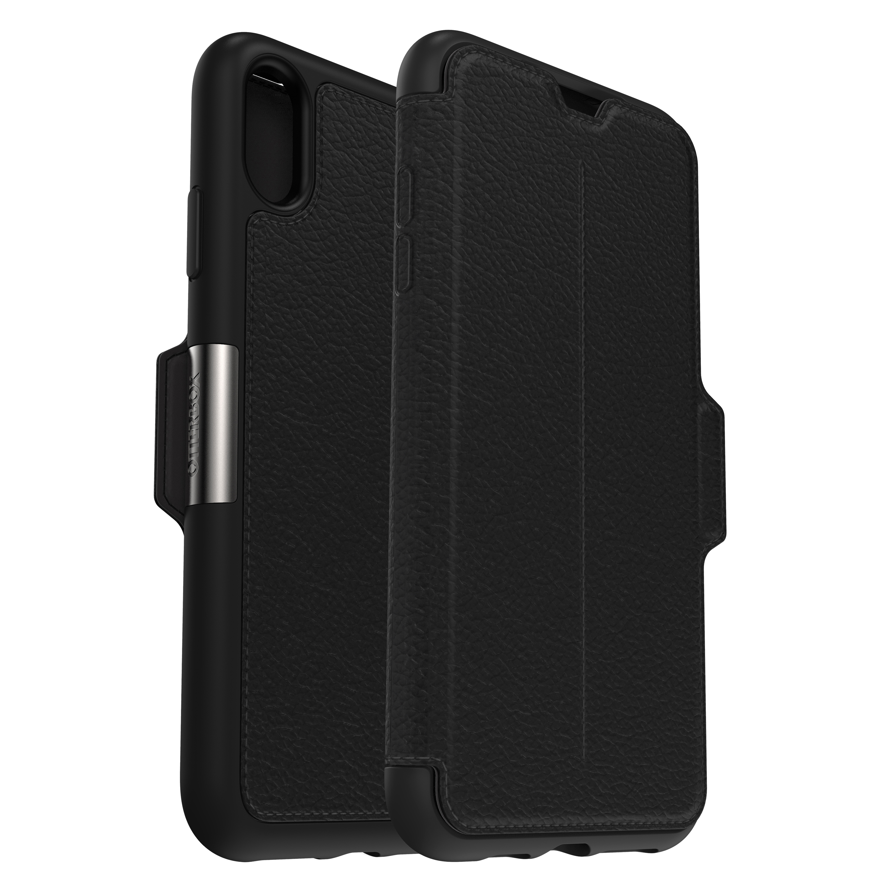OTTERBOX Strada, Bookcover, Apple, iPhone XS Max, Schwarz