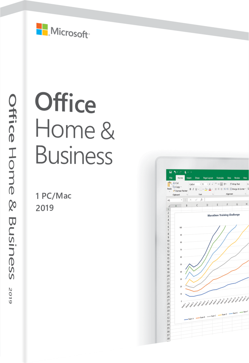 Office Home & Business 2019 (1 user/1 device/One-time purchase) - PC/MAC - English