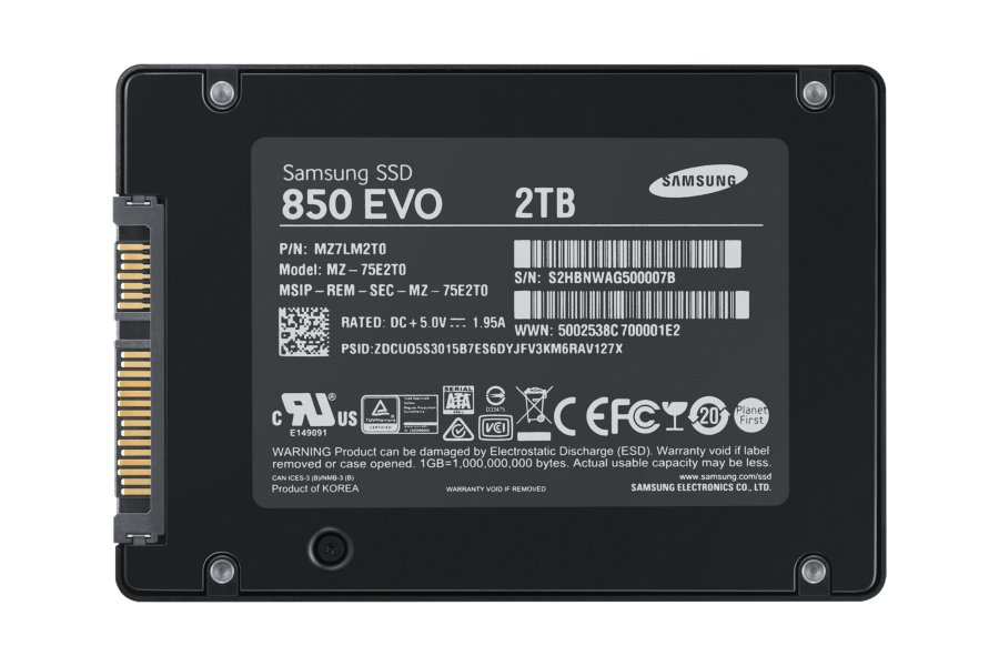 Samsung SSD 850 EVO 2TB 2000GB 2.5" Serial ATA III
