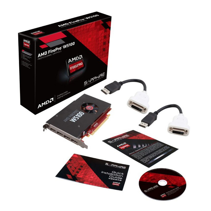 Sapphire AMD FirePro W5100 4GB FirePro W5100 4GB GDDR5