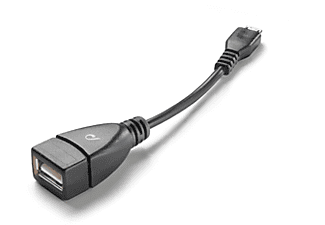 Cable USB - Cellular Line OTGUSBADAPTERSMPH, Adaptador, OTG, Micro USB