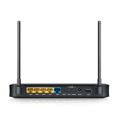 ZyXEL NBG6616 Wifi Ethernet Banda dual Negro
