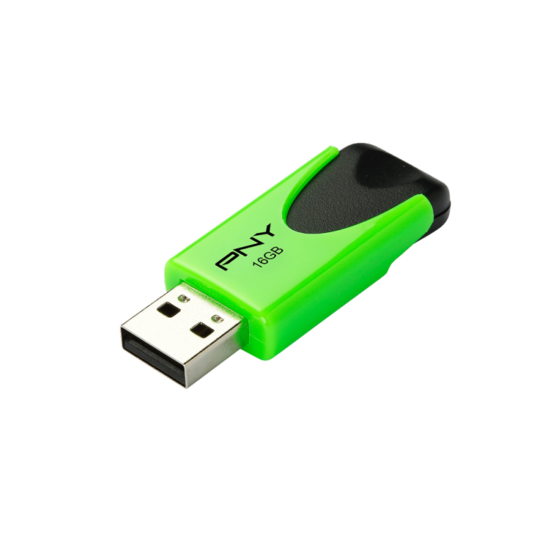 PNY N1 Attaché 16GB 16GB USB 2.0 Verde, Negro unidad flash USB