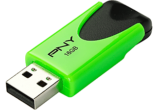 PNY N1 Attaché 32GB 32GB USB 2.0 Verde, Negro unidad flash USB