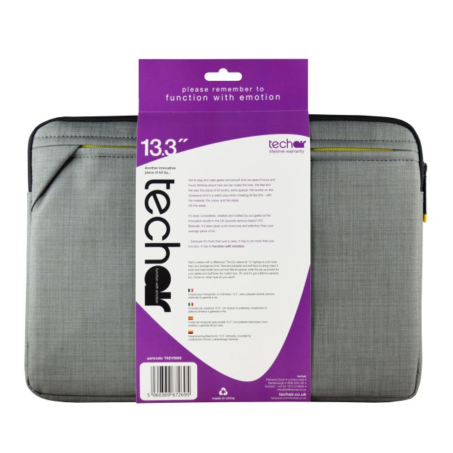 Tech air TAEVS005 13.3" Funda Gris maletines para portátil