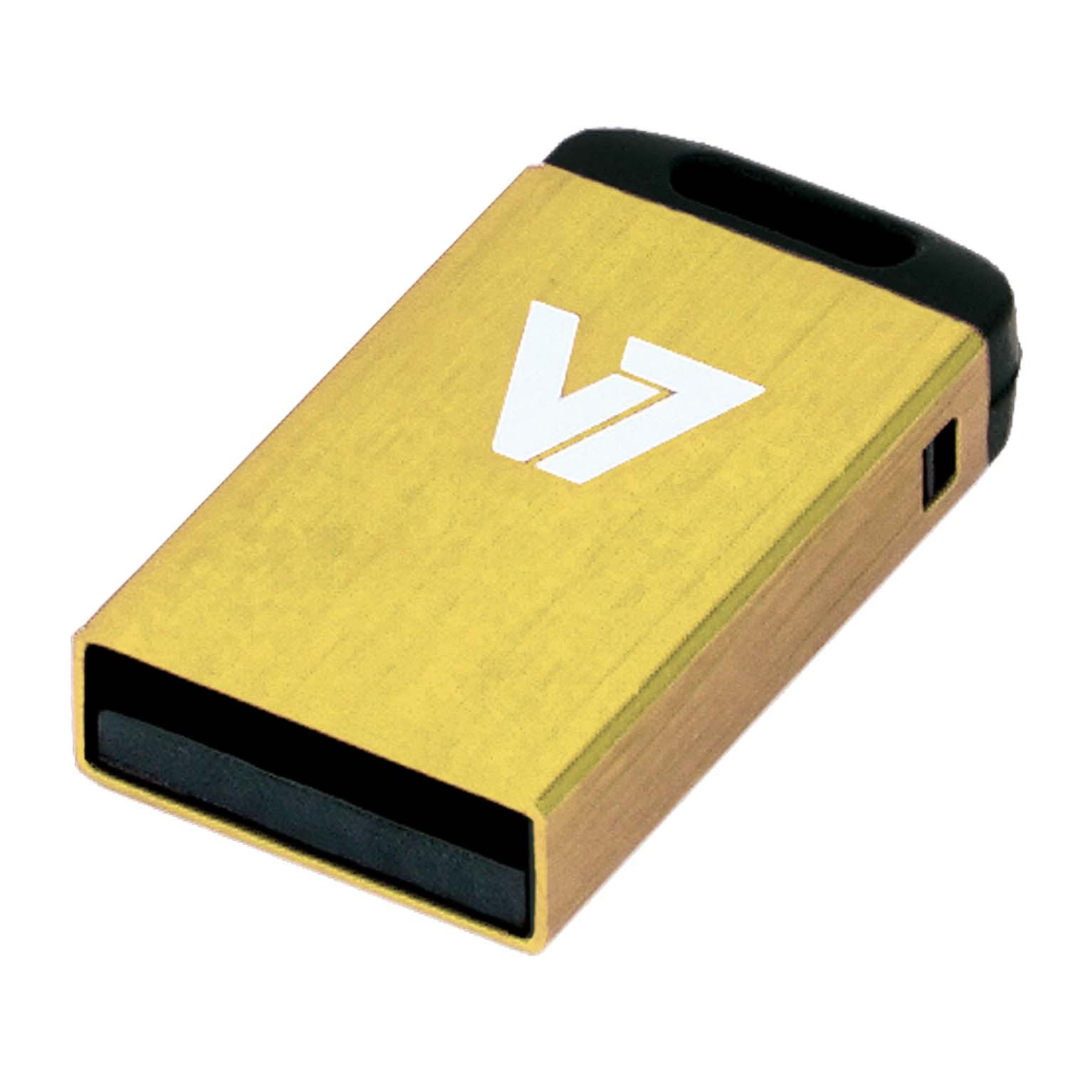 V7 Unidad de memoria flash USB 2.0 nano 8 GB, amarilla unidad flash USB