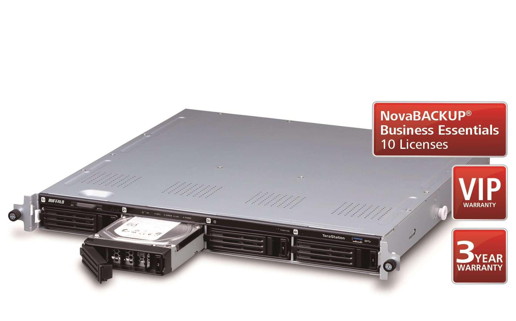 Servidor NAS - Buffalo TeraStation 1400 NAS Ethernet Negro, Plata