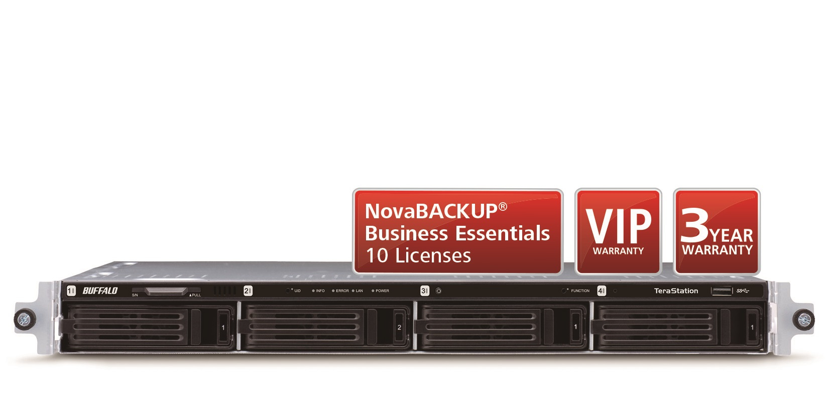 Servidor NAS - Buffalo TeraStation 1400 NAS Ethernet Negro, Plata