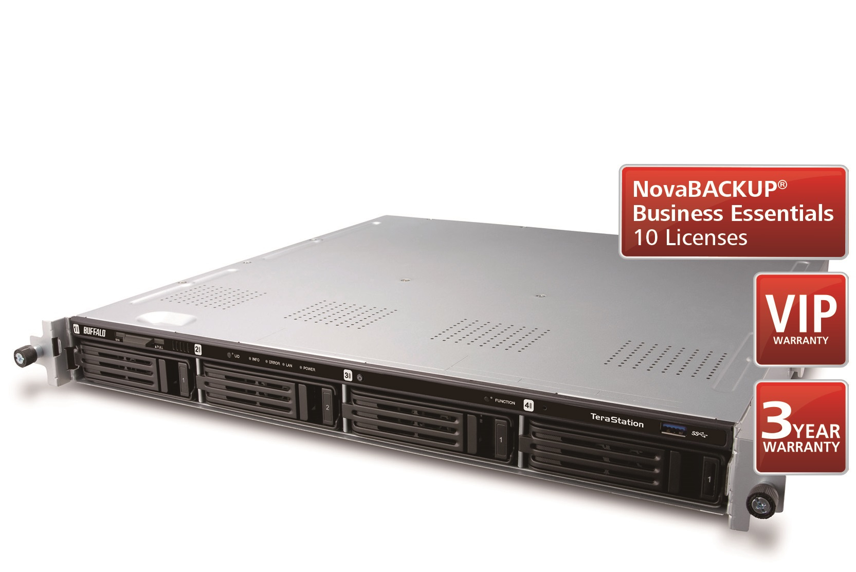 Servidor NAS - Buffalo TeraStation 1400 NAS Ethernet Negro, Plata