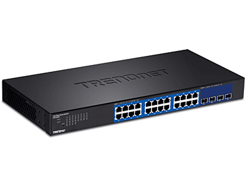 Trendnet TEG-30284 Gestionado Gigabit Ethernet (10/100/1000) 1U Negro switch