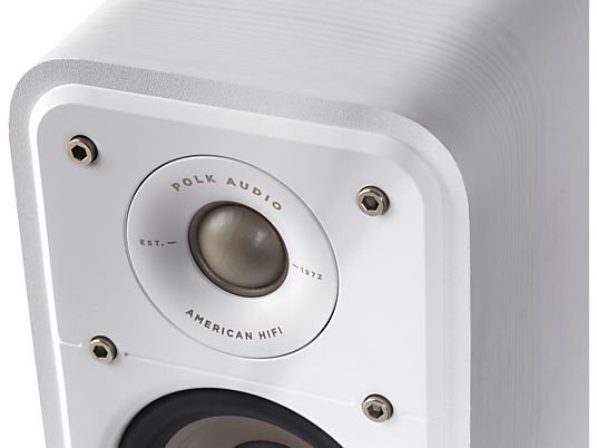 POLK AUDIO S10e - Regallautsprecher, Paar (Weiss)