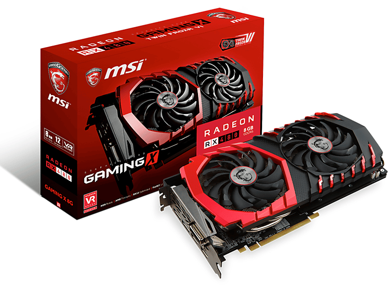 MSI Radeon RX 480 GAMING X 8G Radeon RX 480 8GB GDDR5 tarjeta gráfica