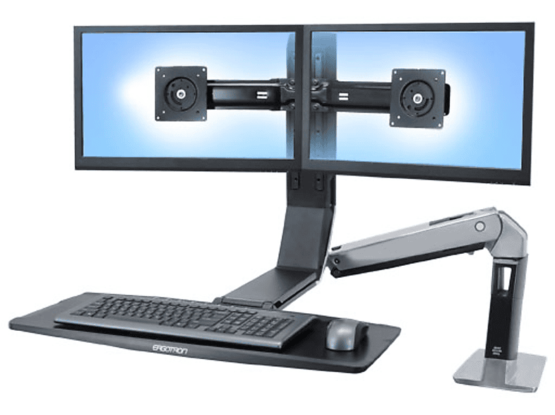 Ergotron WorkFit -A Dual 22" Negro