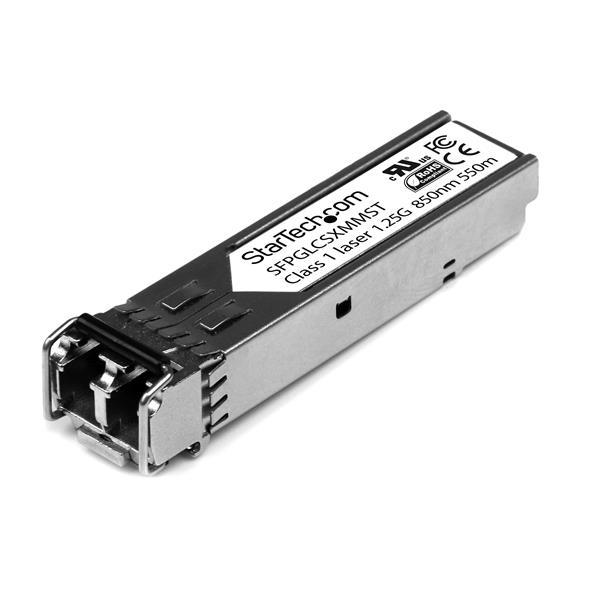 Transceptor SFP - StarTech.com GLCSXMM10PST SFP Gigabit de fibra GLC-SX-MM - Paquete de 10 unidades