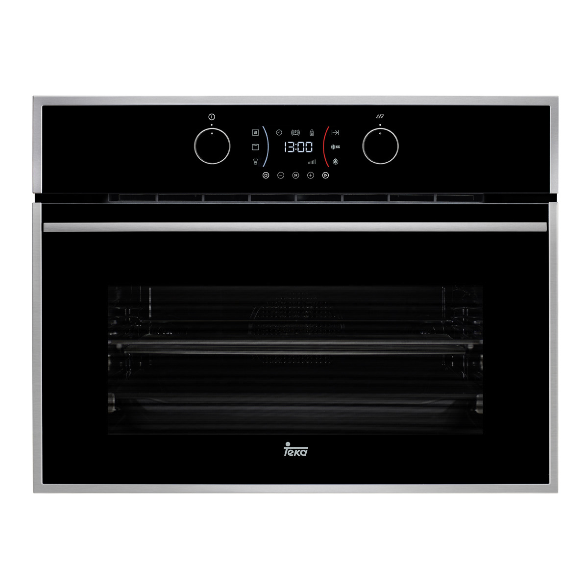 Horno -Teka Wish HLC 844 C, 39L, 3400W, Multifunción, Microondas, Hydroclean, Inox/Negro