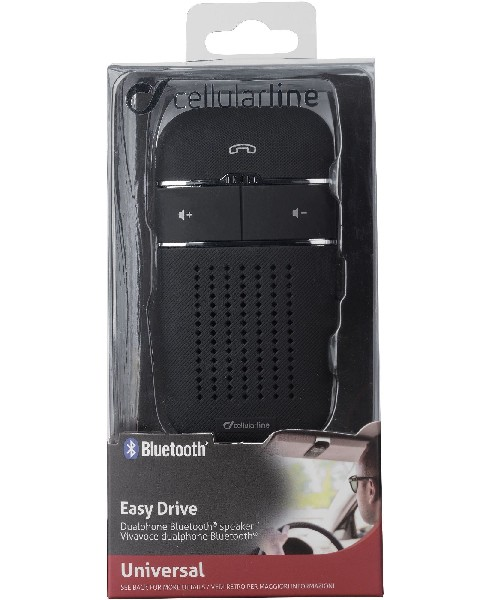 Altavoz Bluetooth negro en estuche plástico. Estuche con etiqueta.