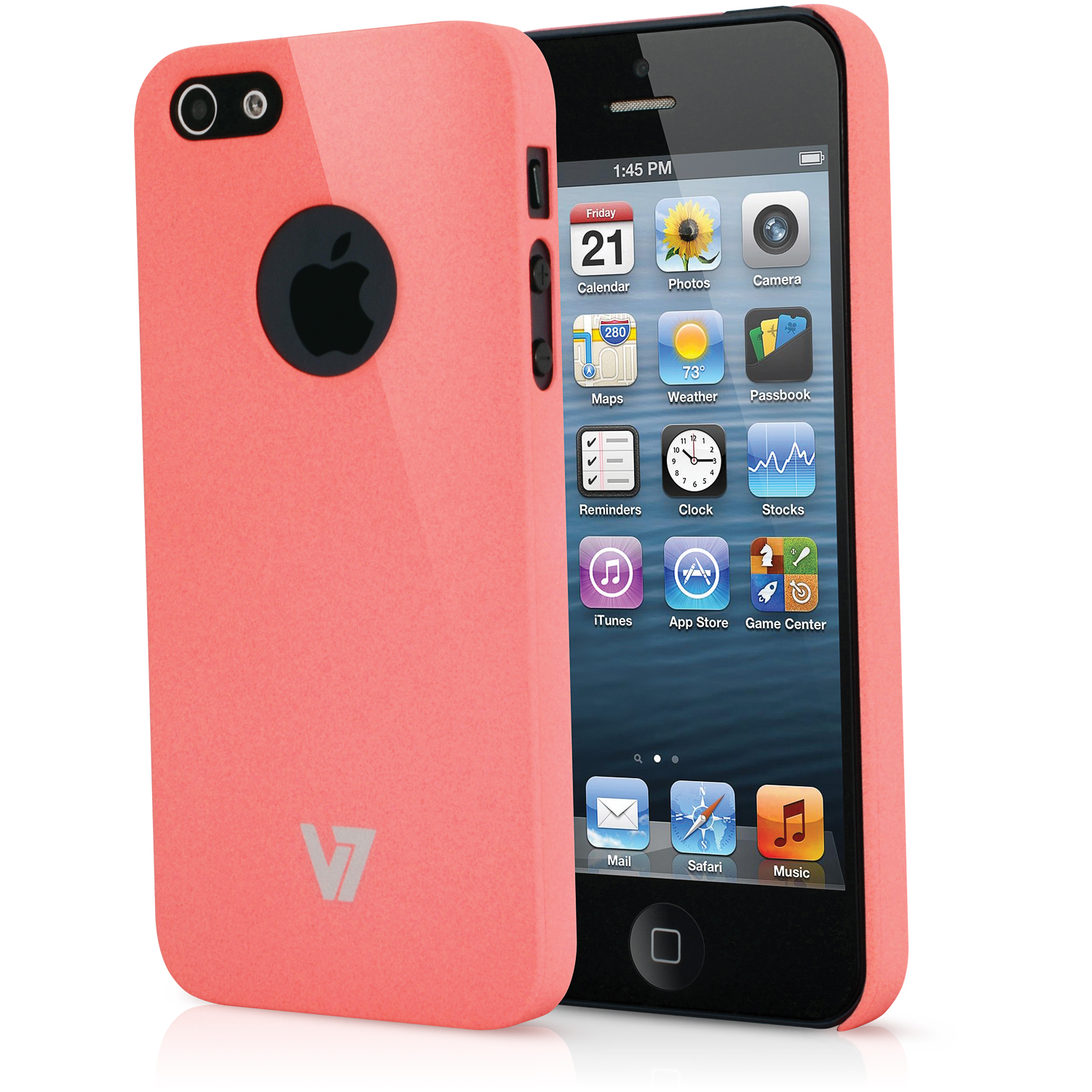 V7 Metro Anti-slip Funda para iPhone 5s | iPhone 5 rosa
