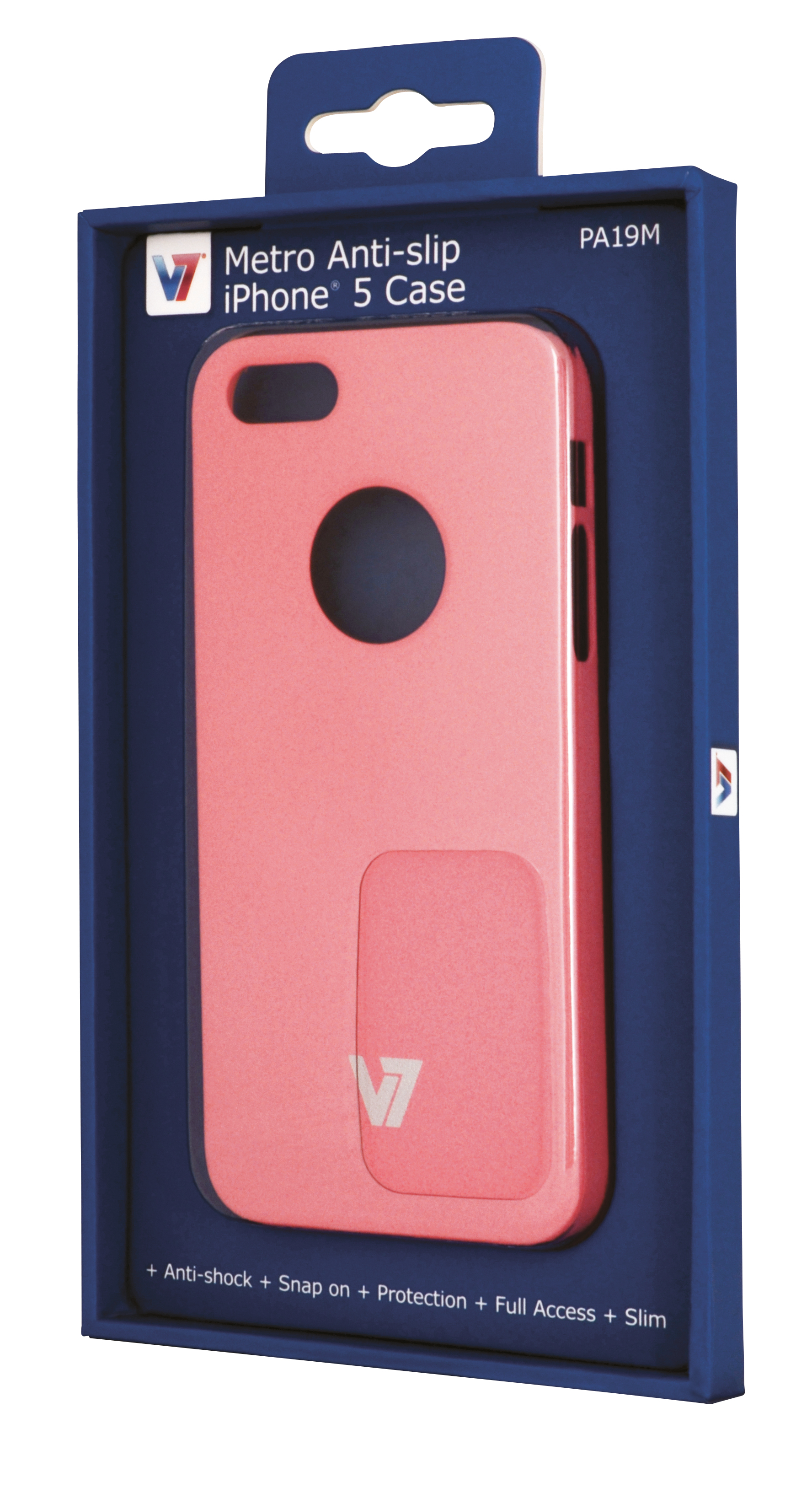 V7 Metro Anti-slip Funda para iPhone 5s | iPhone 5 rosa