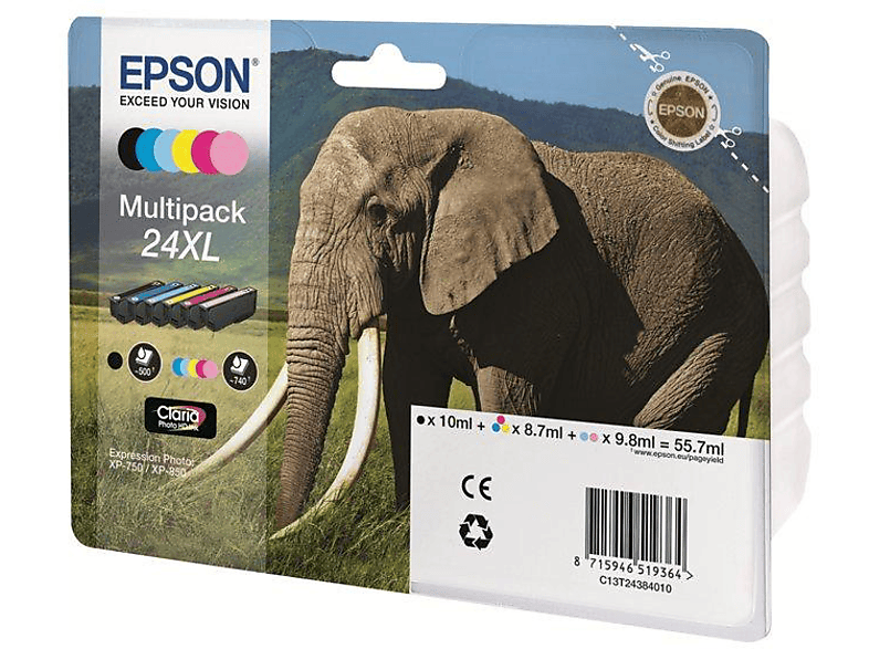 Epson 24XL Multipack | Paquete de 6