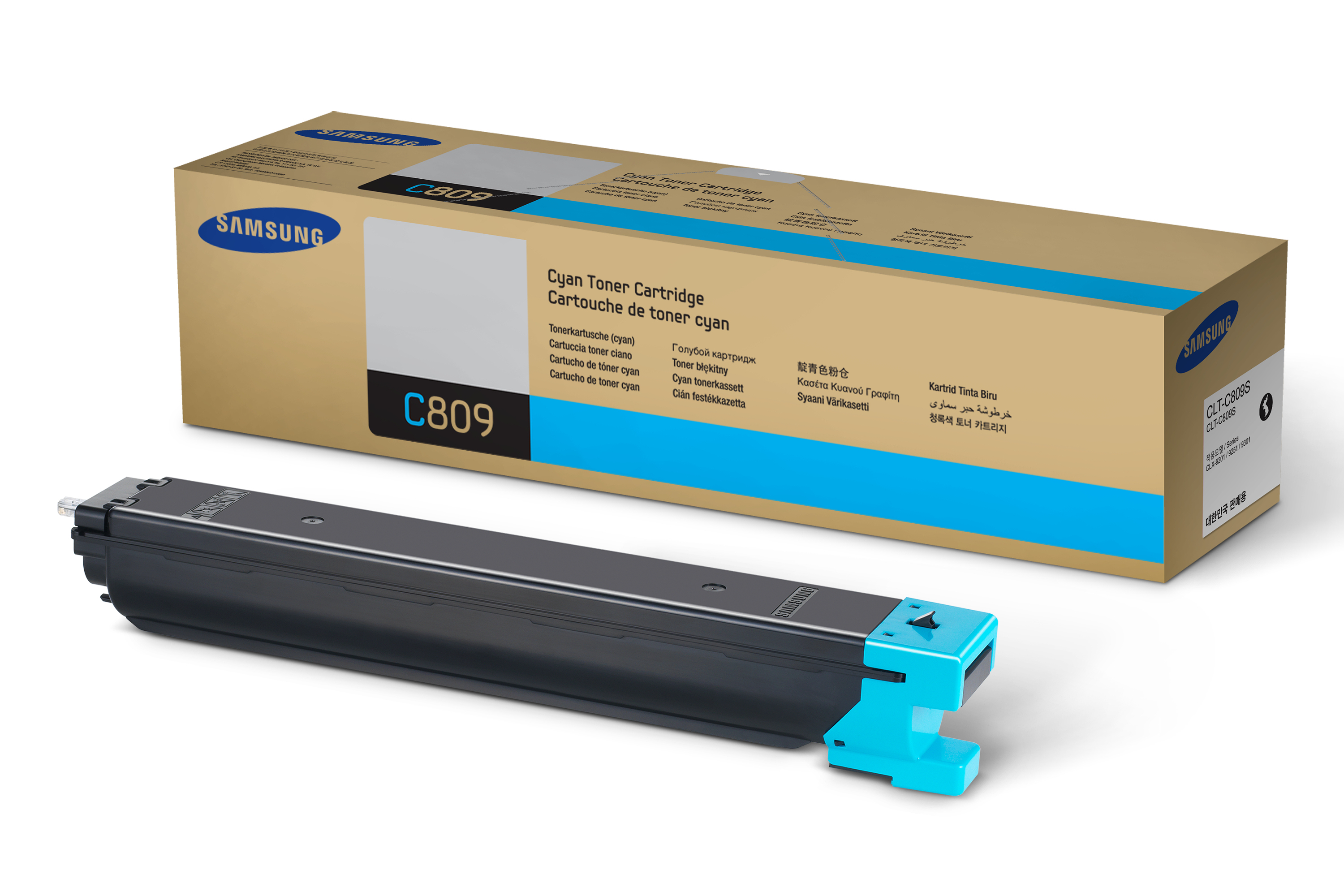Samsung CLT-C809S Toner 15000páginas Cian tóner y cartucho láser