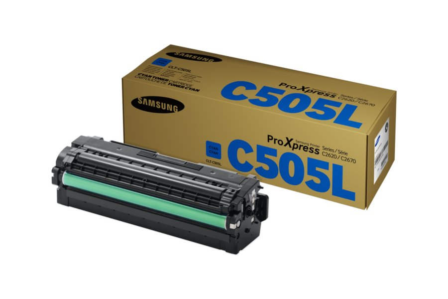 Samsung CLT-C505L Toner 3500páginas Cian tóner y cartucho láser
