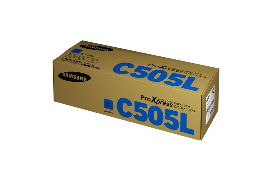 Samsung CLT-C505L Toner 3500páginas Cian tóner y cartucho láser