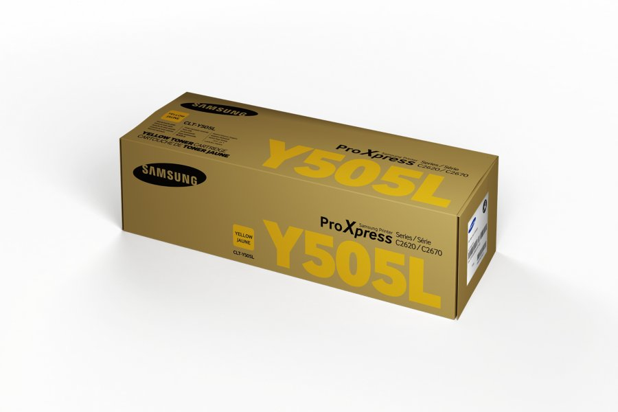 Samsung CLT-Y505L 3500páginas Amarillo tóner y cartucho láser