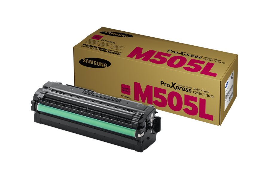 Samsung CLT-M505L Toner 3500páginas Magenta tóner y cartucho láser