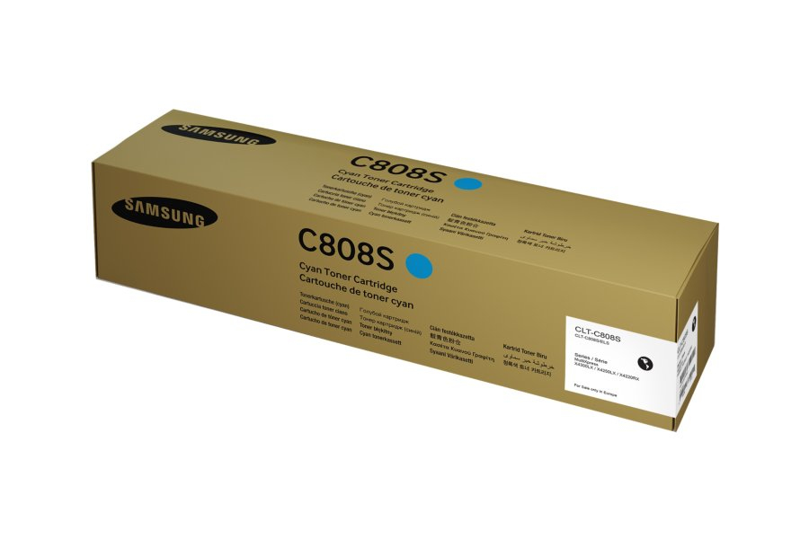 Samsung CLT-C808S Toner 20000páginas Cian tóner y cartucho láser