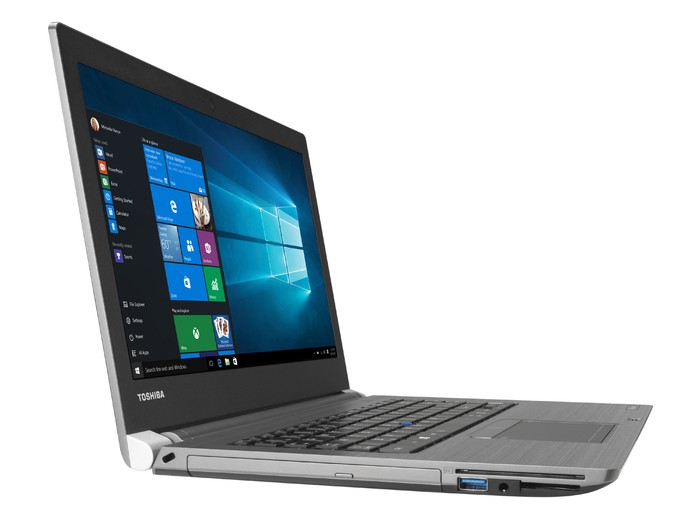 Portátil - Toshiba Tecra A40-C-1HN, 14" HD, Intel® Core™ i5-6200U, 8 GB RAM, 256 SSD, Gris