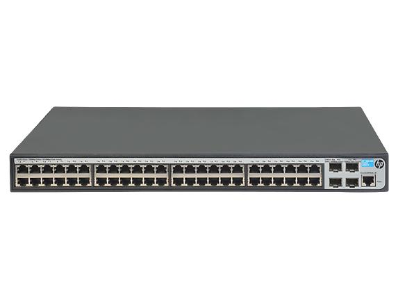 Hewlett Packard Enterprise 1920-48G Gestionado Gigabit Ethernet (10/100/1000) 1U Negro