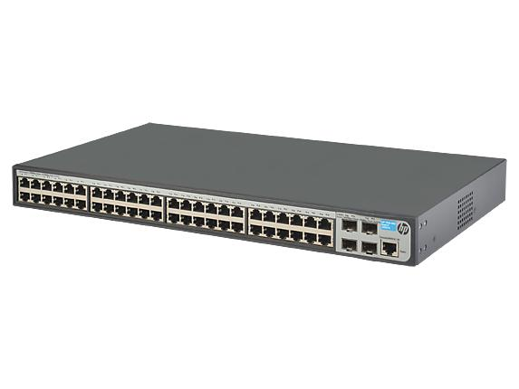 Hewlett Packard Enterprise 1920-48G Gestionado Gigabit Ethernet (10/100/1000) 1U Negro