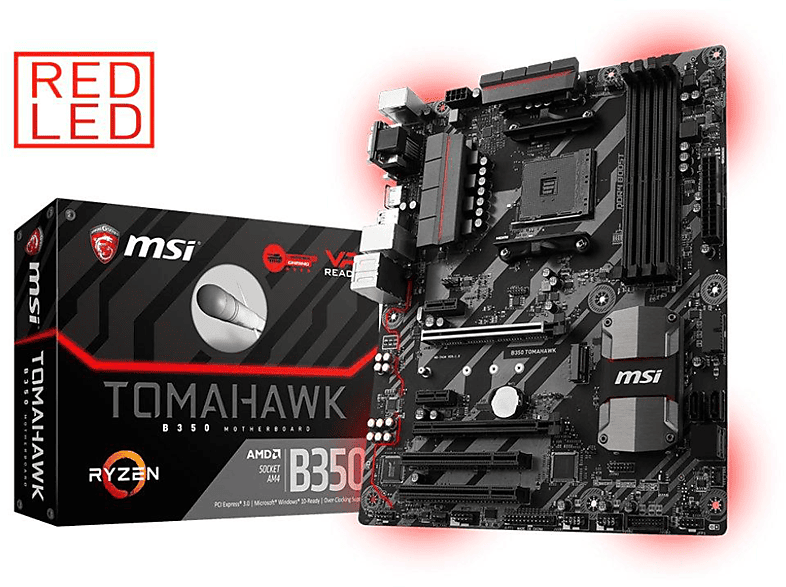 MSI B350 TOMAHAWK AMD B350 Socket AM4 ATX placa base