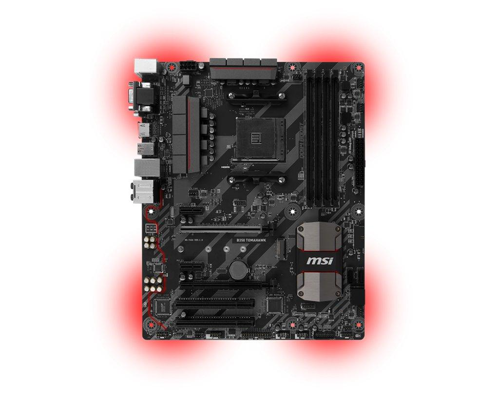 MSI B350 TOMAHAWK AMD B350 Socket AM4 ATX placa base