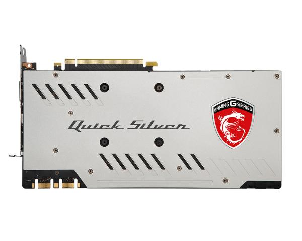 Tarjeta Gráfica - MSI GTX GeForce® 1070 Quick Silver OC 8GB GDDR5