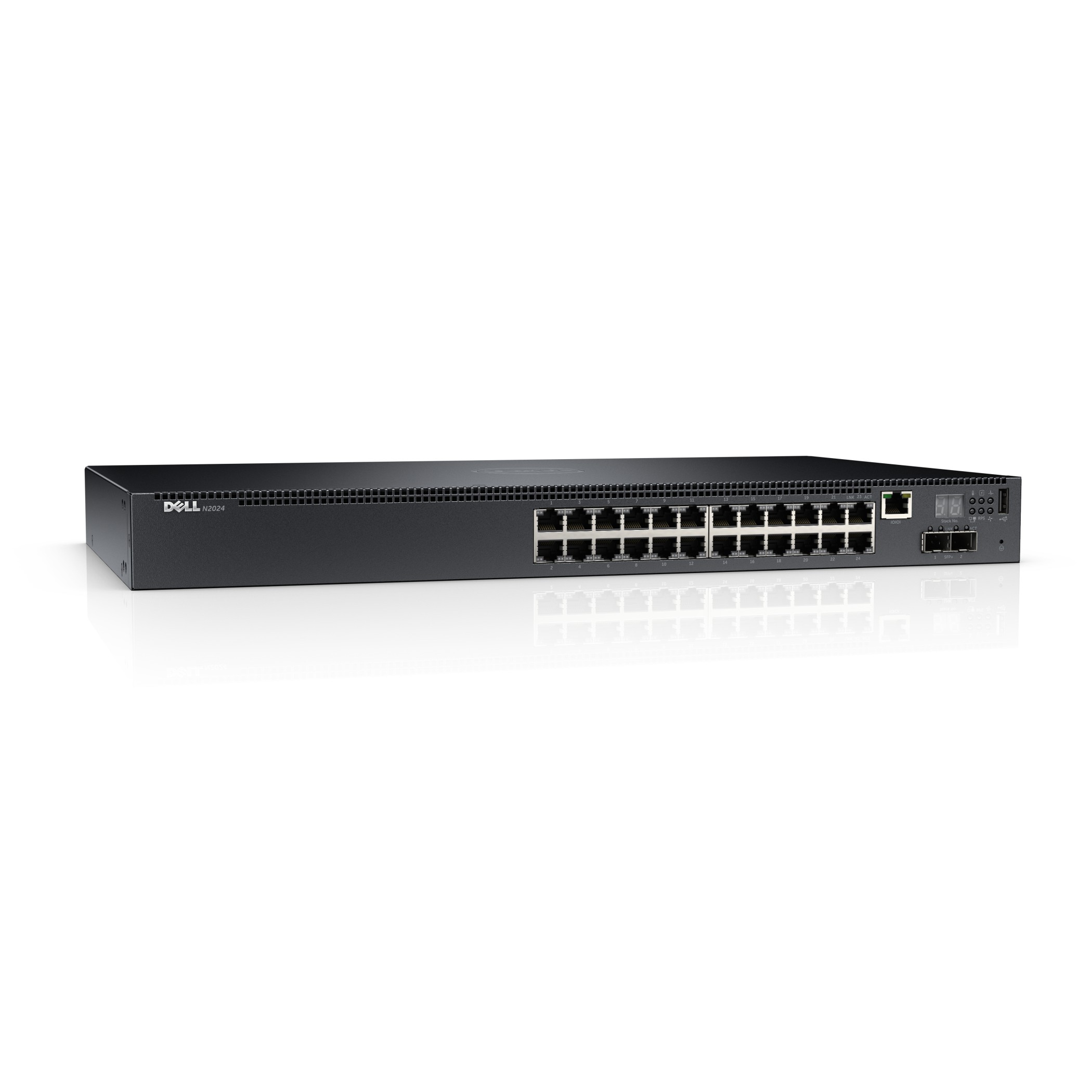 DELL PowerConnect N2024 Managed network switch L3 Gigabit Ethernet (10/100/1000) 1U Negro