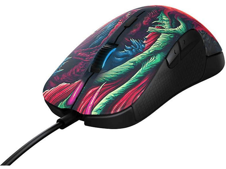 Ratón gaming | Steelseries Rival 300 CS:GO Hyper Beast Edition USB Óptico mano derecha Multi