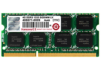 Transcend TS256MSK64V1N 2GB DDR3 1066MHz módulo de memoria