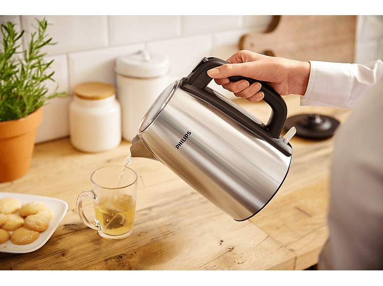 Philips HD9351/90 Daily Collection Wasserkocher (Rostfreier Edelstahl, 1.7 l, 2200 Watt) — Foto 3 von 5