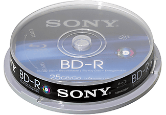 Sony BNR25SP - 10 x BD-R - 25 GB 6x - superficie imprimible mediante inyección de tinta