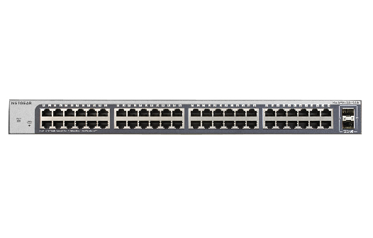 Netgear GS750E Gestionado L2 Gigabit Ethernet (10/100/1000) 1U Negro