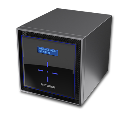 Servidor NAS - Netgear ReadyNAS 424 NAS Escritorio Ethernet Negro