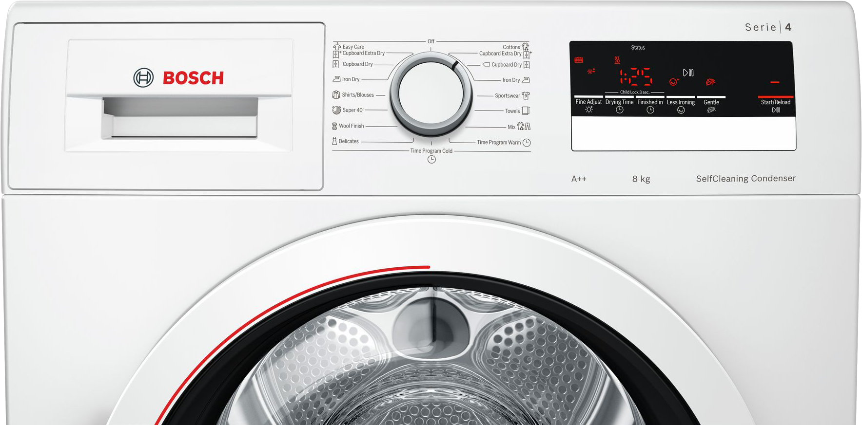 BOSCH WTM85251BY hőszivattyús szárítógép