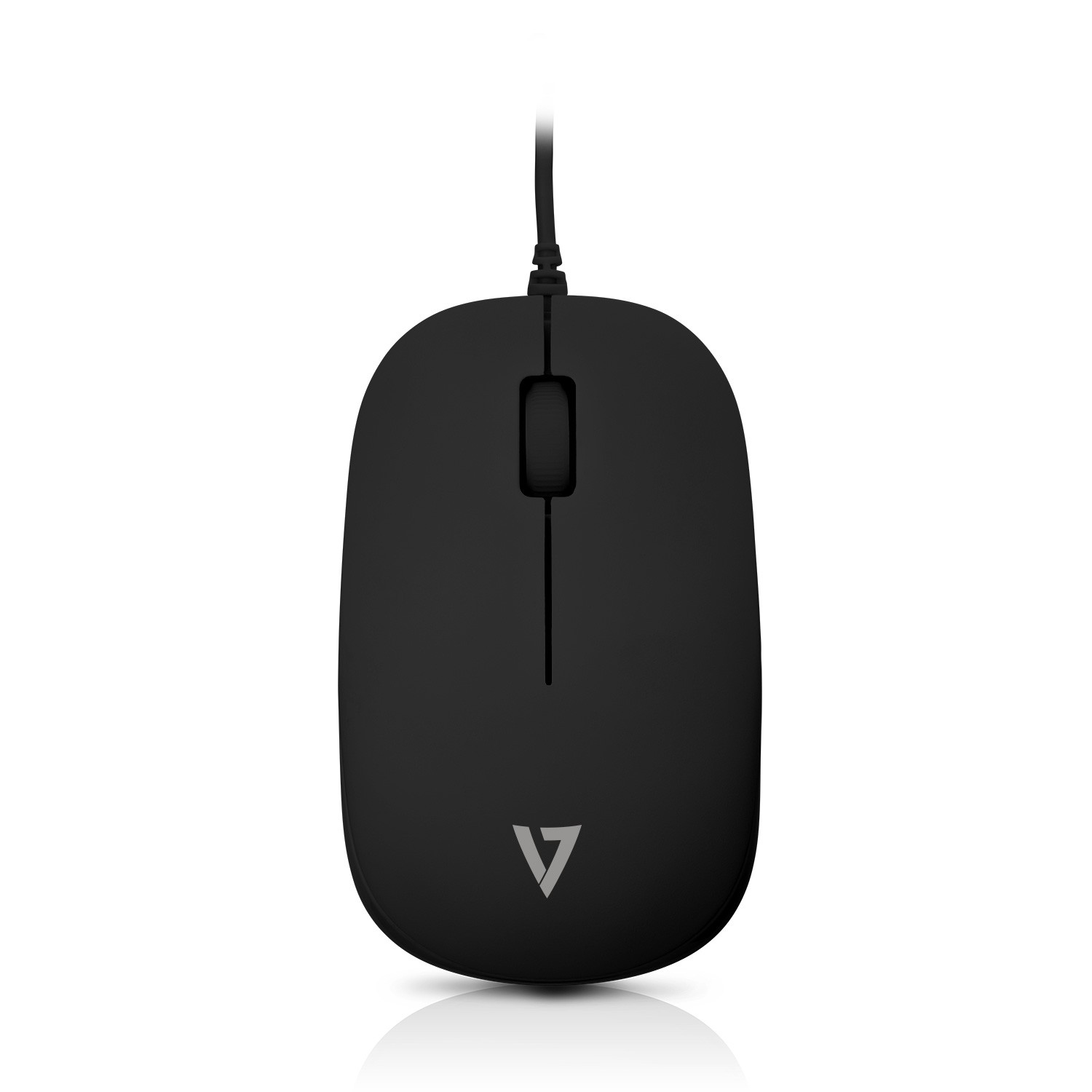 Pack Teclado + Ratón - V7 CKU100, USB, AZERTY, Negro