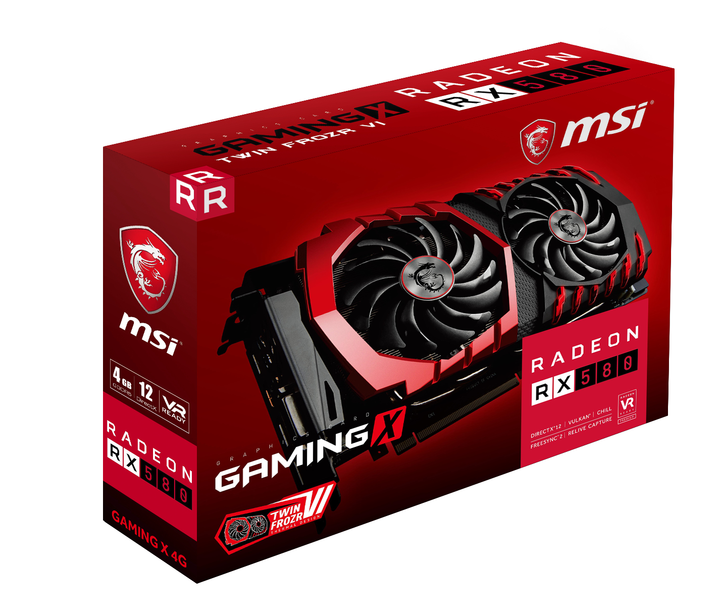 MSI Radeon RX 580 GAMING X 4G Radeon RX 580 4GB GDDR5